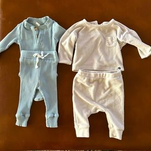 Four 0-3 Month Baby Boy Outfits